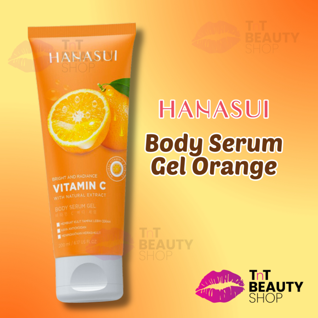 Jual HANASUI Body Serum Gel Vit C 200ML | Shopee Indonesia