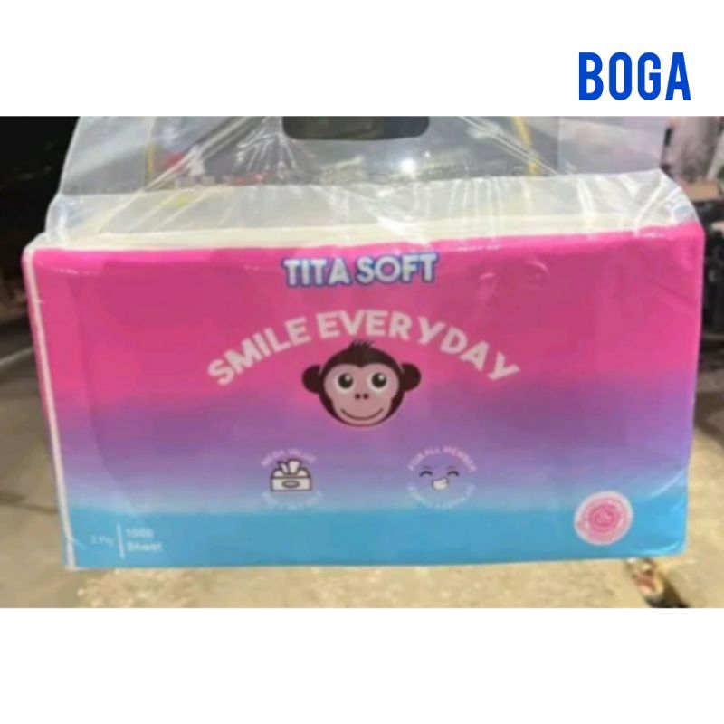 Jual Tisu wajah TITA SOFT 1000 SHEET-tisu wajah halus murah meriah