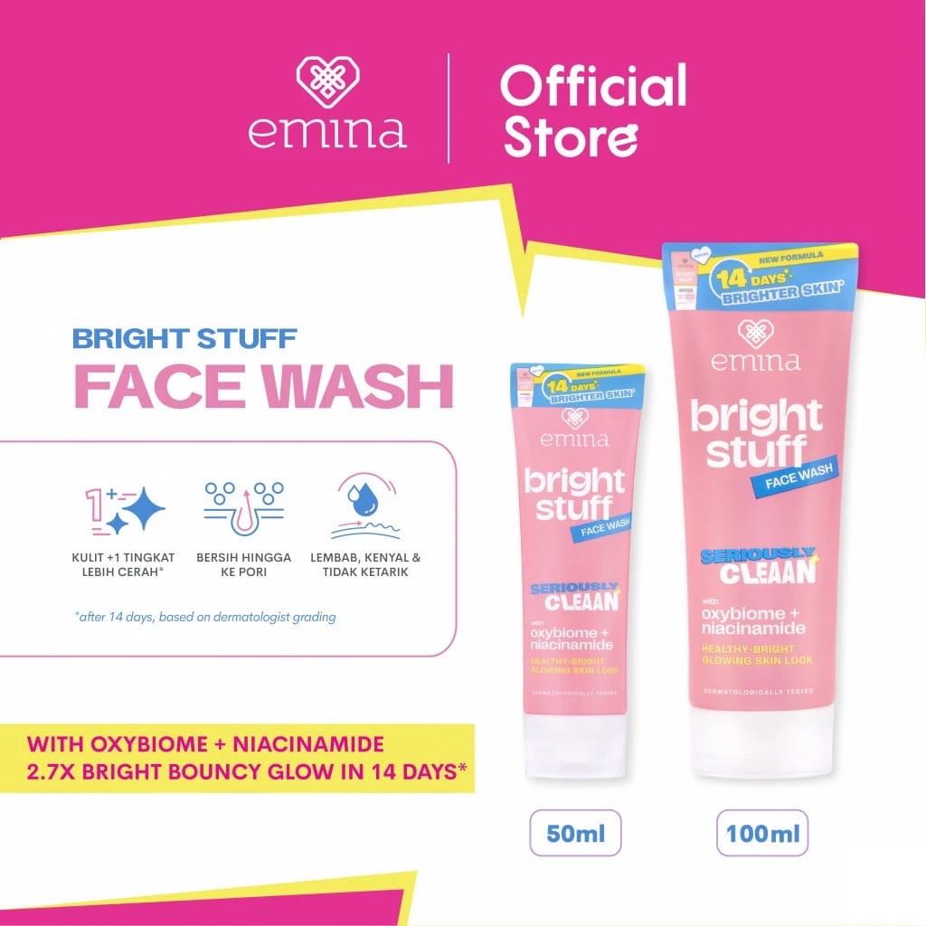 Jual Emina Face Wash Bright Stuff Dan Ml Shopee Indonesia