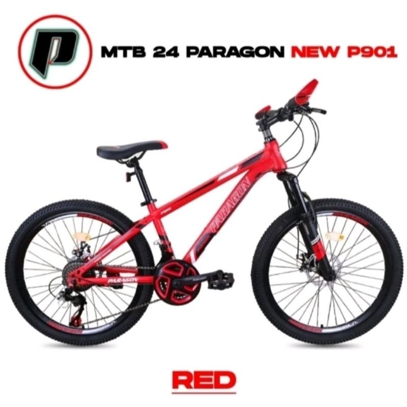 Jual Sepeda Mtb Paragon 24 Inch Cakram Operan 7 Speed 