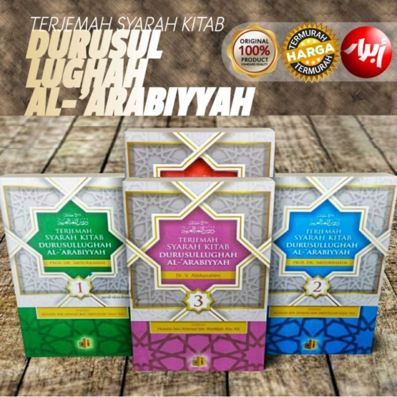 Jual Buku ORIGINAL TERJEMAH SYARAH KITAB DURUSUL LUGHAH AL-ARABIYYAH ...