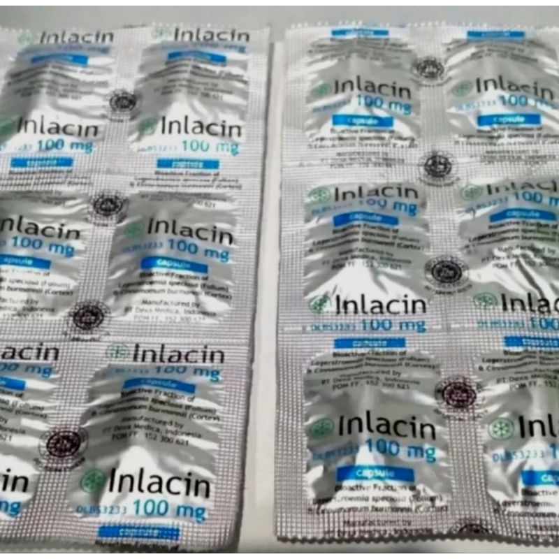 Jual INLACIN 100 MG STRIP 6 KAPSUL | Shopee Indonesia