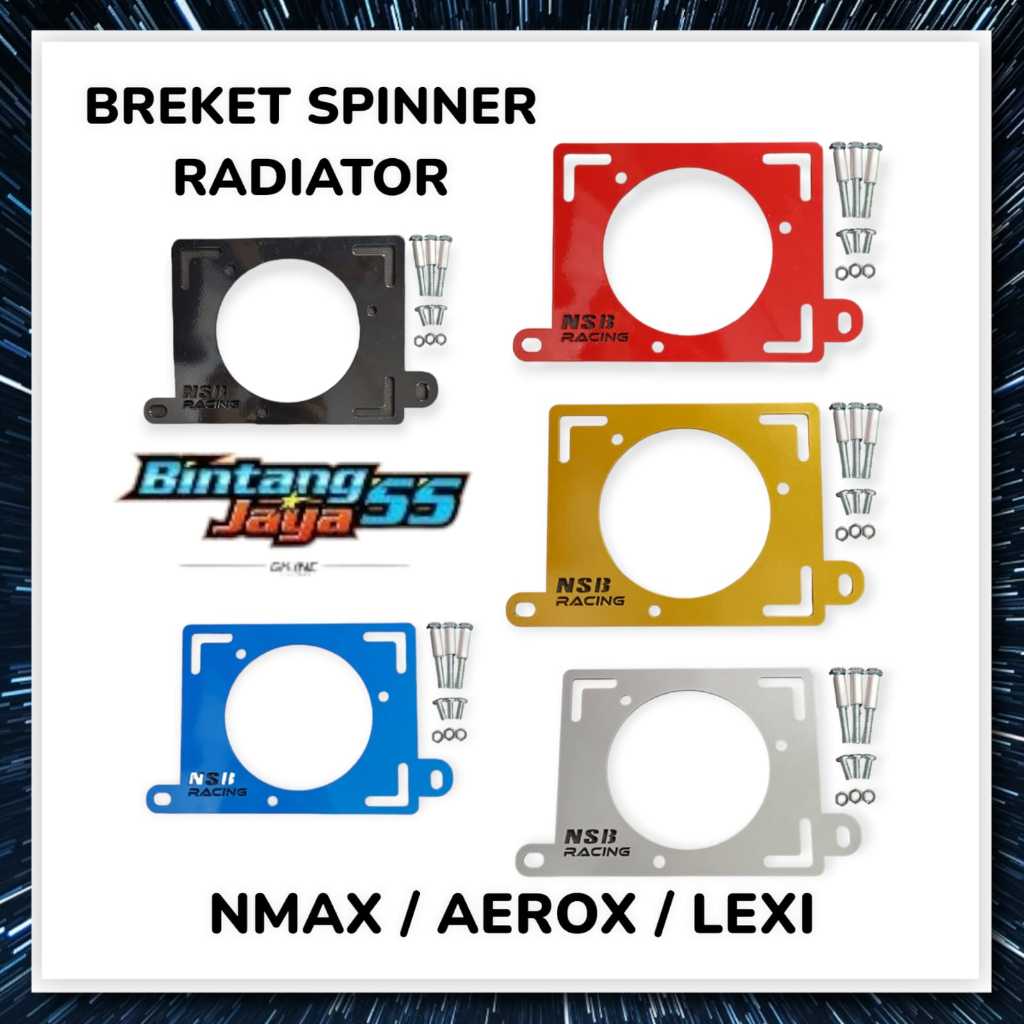 Jual breket spinner radiator nsb free baut pnp Yamaha nmax aerox lexi ...