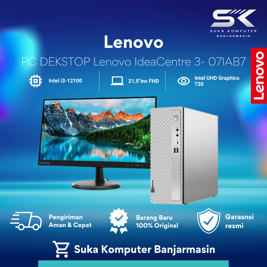 Jual Pc Desktop Lenovo Ideacentre Iab Intel I Gb Ssd