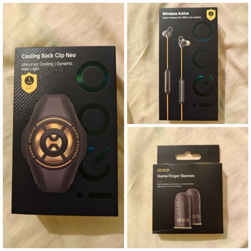 Jual Iqoo Cooling Back Clip Neo, Iqoo Wireless Active, Iqoo Gaming