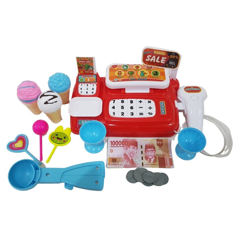 Jual MAINAN ANAK MURAH mesin kasir kasiran mainan anak Mainan Cash ...