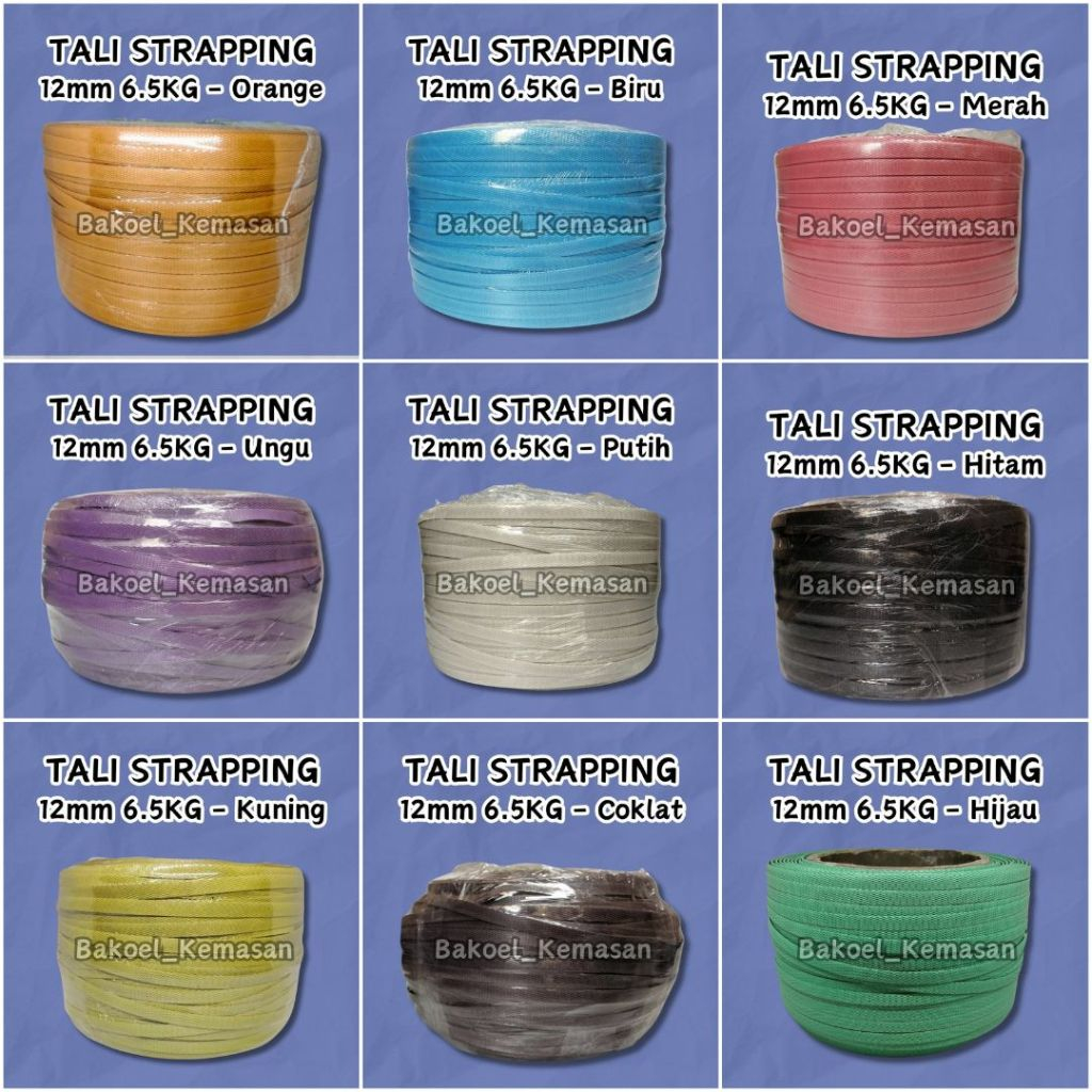 Jual Strapping band 15mm 12mm 9mm / Tali Strapping Shopee Indonesia