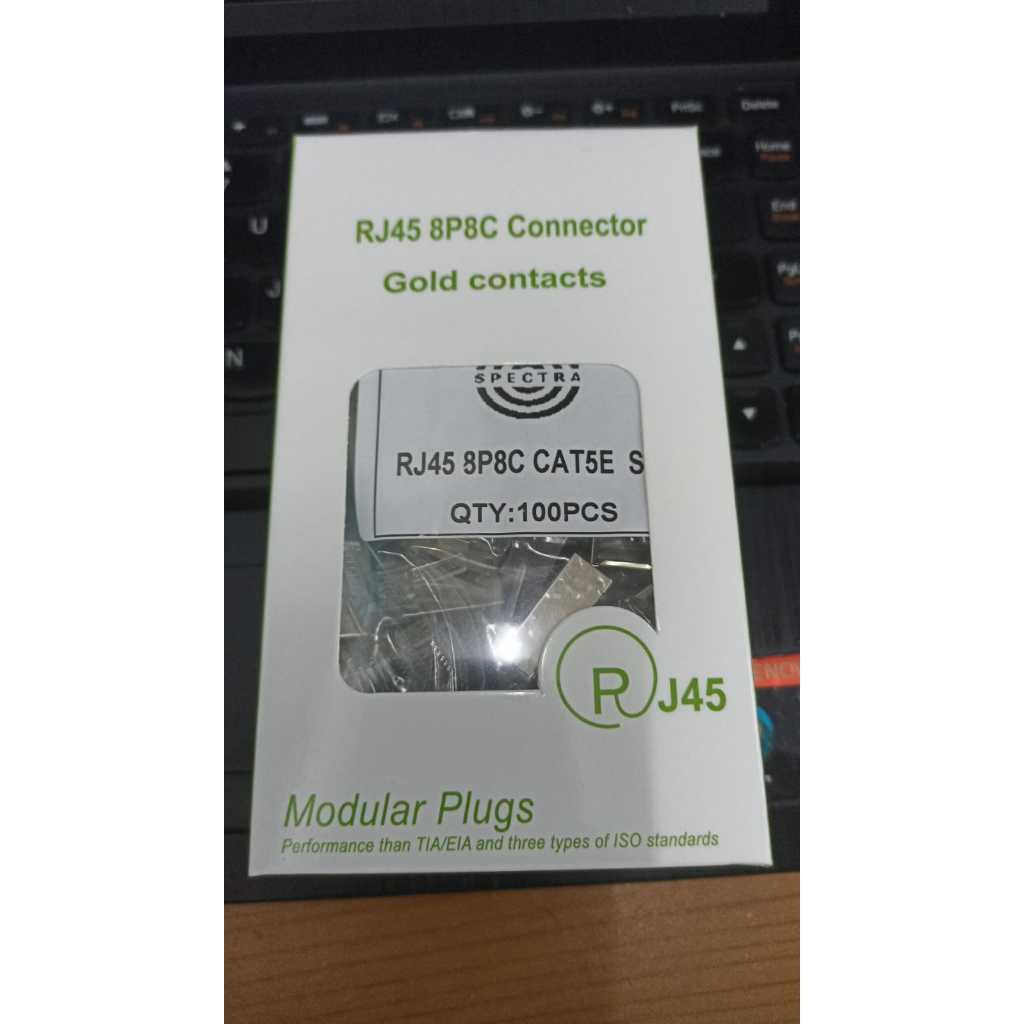 Jual SPECTRA CONNECTOR CAT 5E 8P8C MODULAR PLUG | Shopee Indonesia