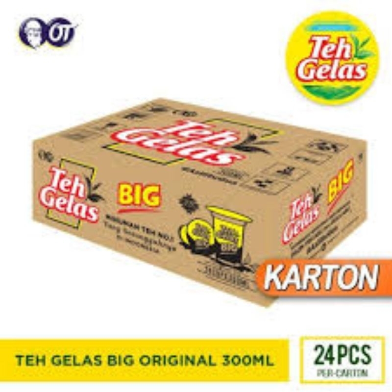 Jual 1 Dus Teh Gelas Big Cup Original Peach Mawar Mangga Leci Netto 24 Pcs X 300 Ml 2341