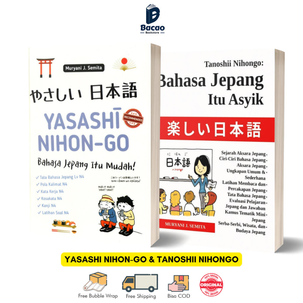 Jual Buku Yasashi Nihon-Go Tanoshii Nihongo Belajar Bahasa Jepang itu ...