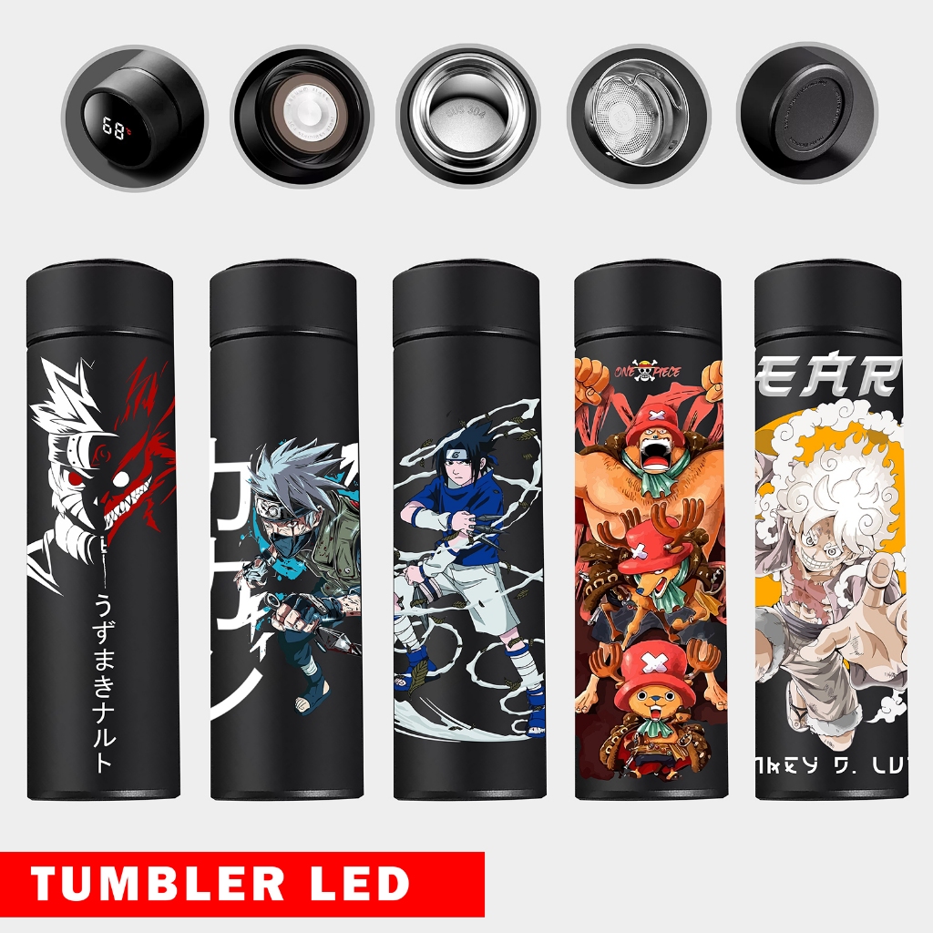 Jual Botol Minum Anak Anime Tumbler Karakter Motif Naruto One piece