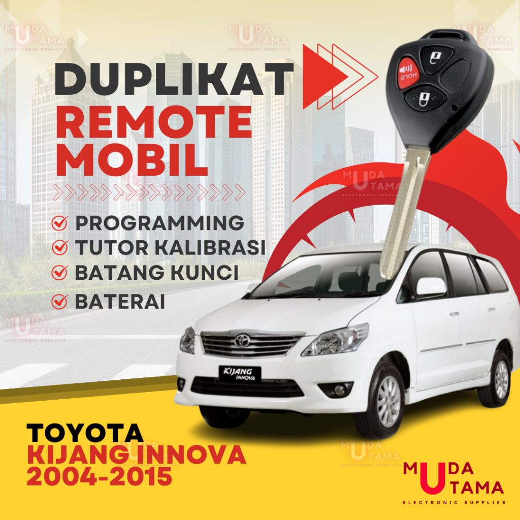 Menggugat Kemudahan dan Keamanan: Duplikat Kunci Remote Toyota Innova