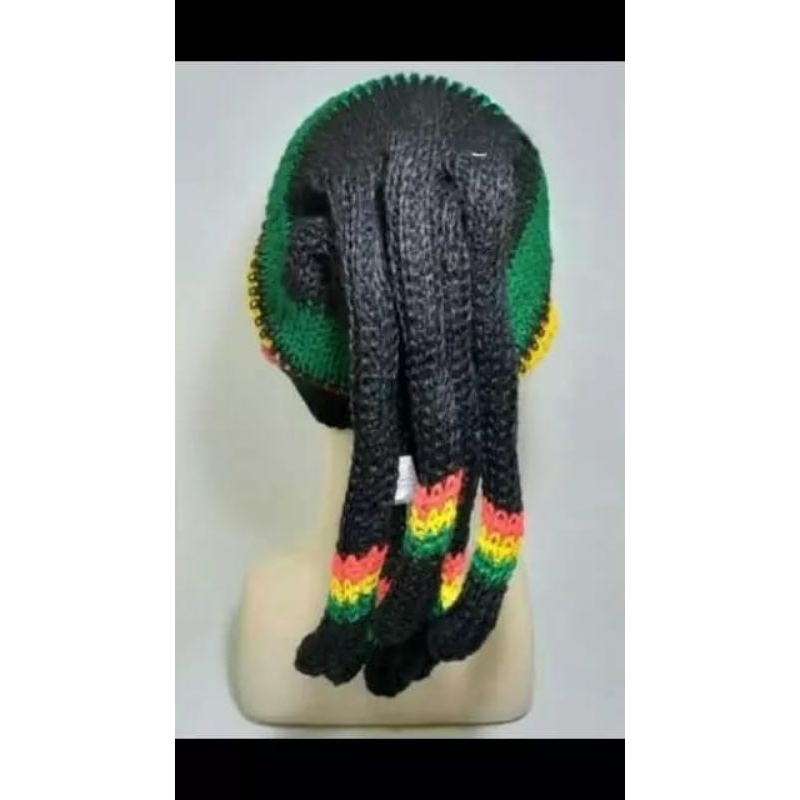 Jual COD Kupluk Rasta Anak-anak Model Gimbal Rajut Model Gurita ...