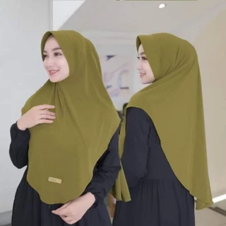 Hijab Bergo Pinguin L Spandek Premium Adem Lembut