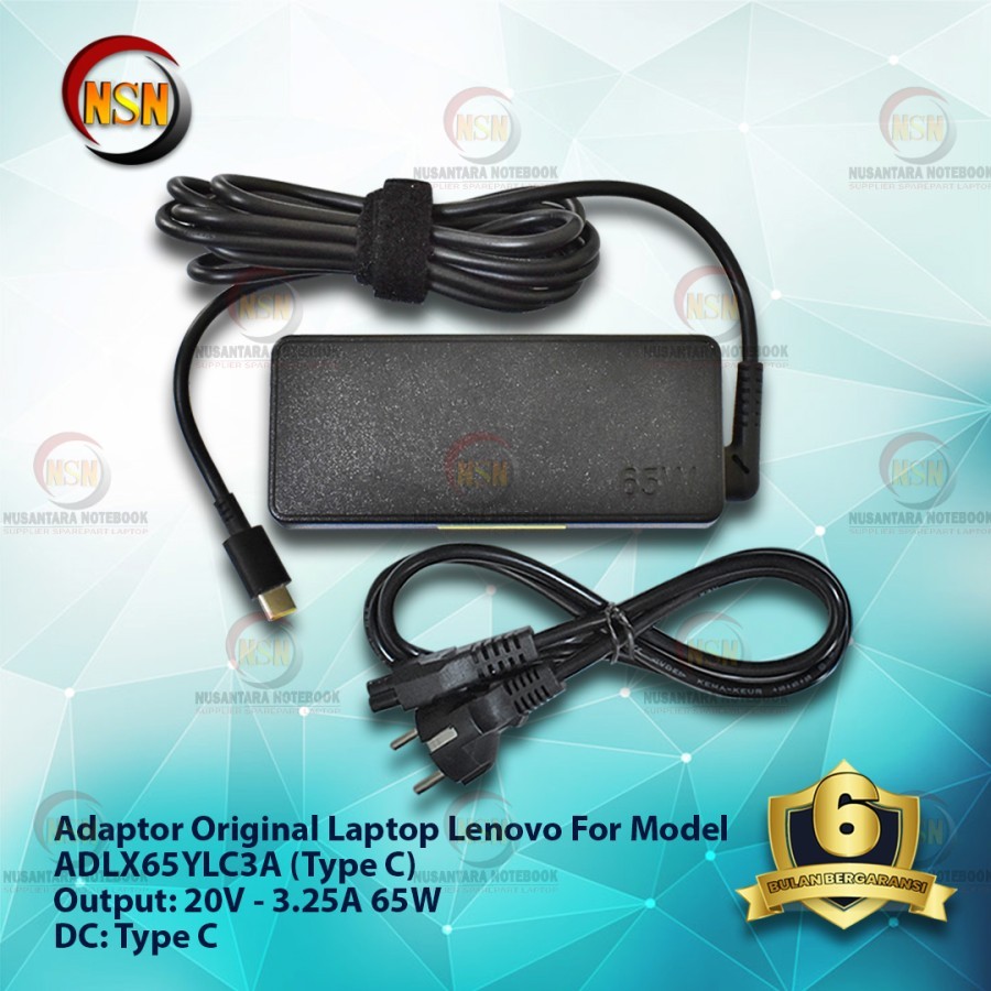 65W USB C Netzteil Ladegerät für Lenovo ThinkPad T480 T490 T580 T590 X1 Carbon E480 E490 E590 L380 L480 L590 X280 X390 | Yoga 720 730 910 920 C930 C940 | Typ