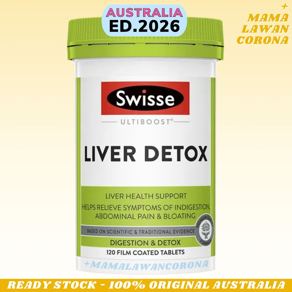 Jual Swisse Ultiboost Liver Detox 120 Tablets 200 Tablet Vitamin Hati
