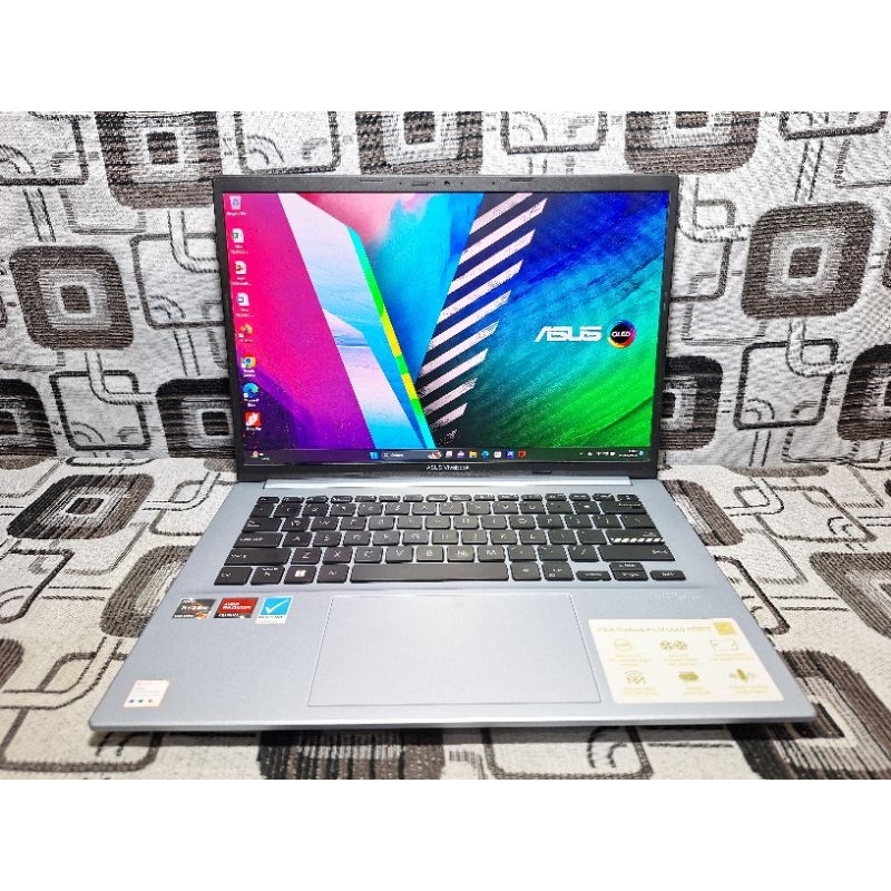 Jual Laptop Asus M3400QA Ryzen 7 ram 16gb SSD 512gb Layar OLED Garansi