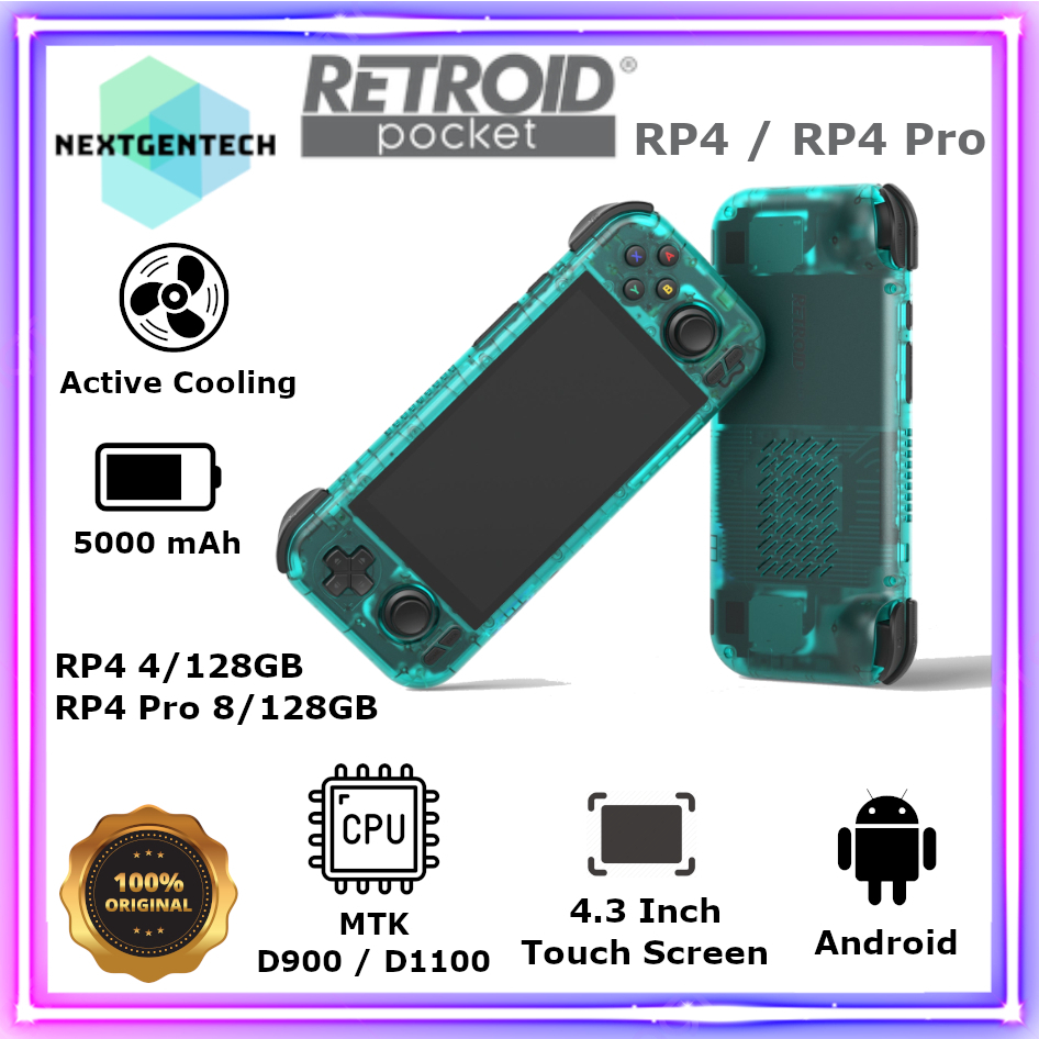 Retroid Pocket Mini Pro BLACK 8GB+128GB Bluetooth Wi-Fi