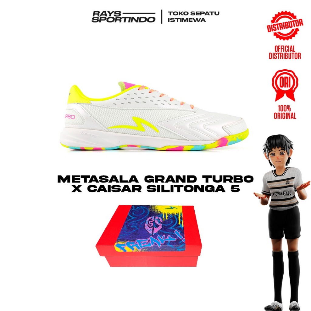 Jual SPECS METASALA GRAND TURBO CS5 - PEARL WHITE/VIBRANT HUES | Shopee ...