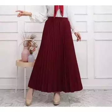 Rok Plisket Bahan Casebo Premium Standar Dan Jumbo