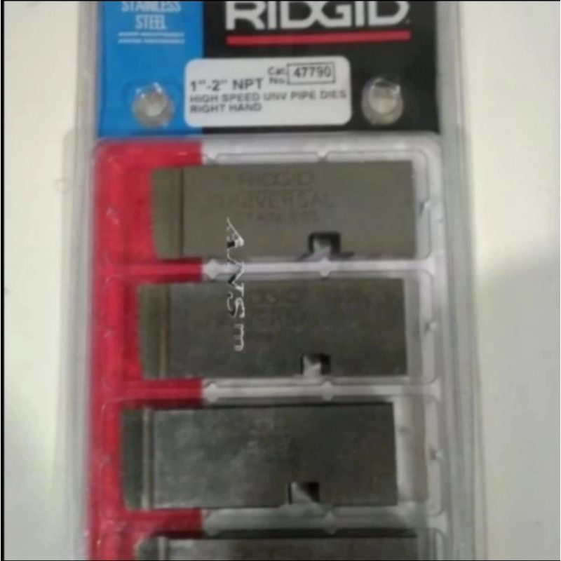 Jual MATA SENAI RIDGID HIGH SPEED UNV PIPE DIES 1 - 2 inch NPT HS SS ...