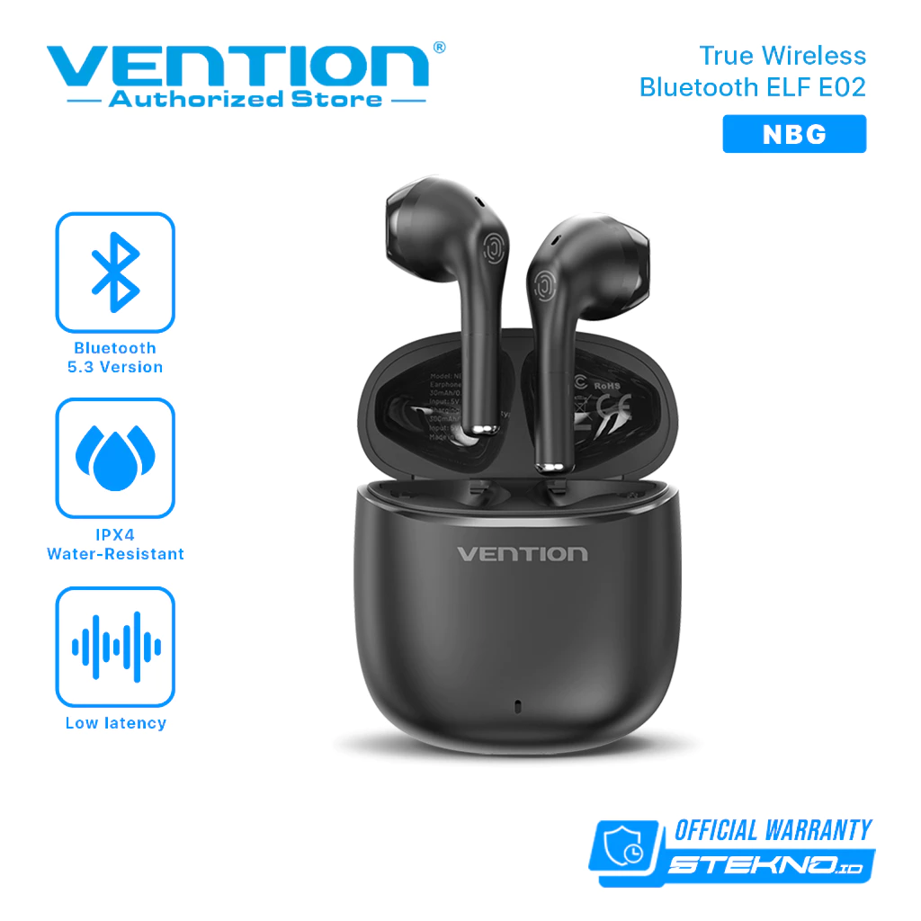 Vention TWS Headset Bluetooth Wireless Earphone Elf Series