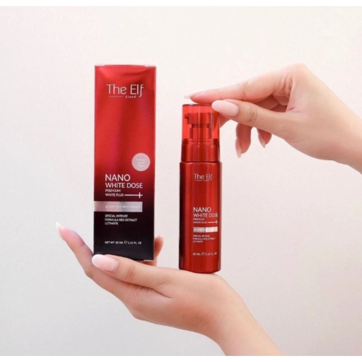 Jual Ready Stok New Packaging THE ELF NANO WHITE DOSE BODY SERUM 60ML