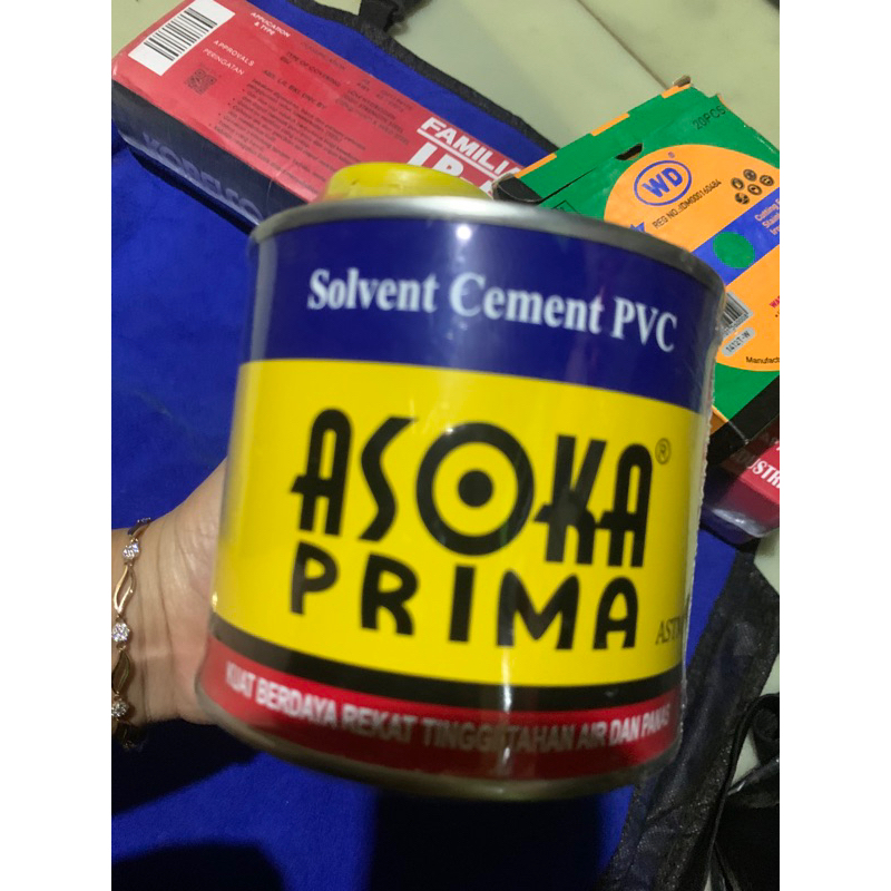 Jual Asoka Prima Lem Pipa PVC Kaleng 400 gr gram Solvent Cement ...