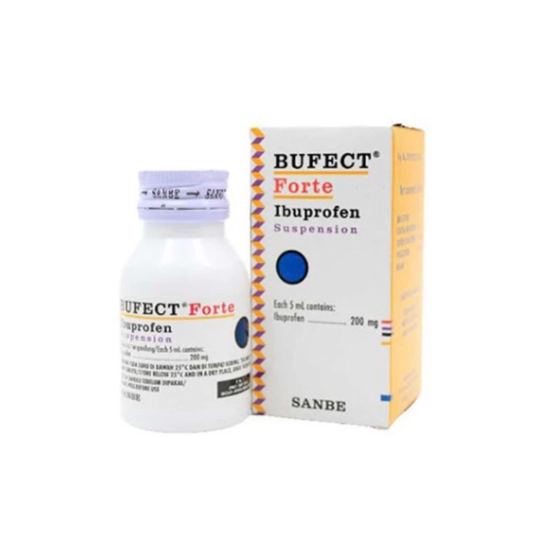 Jual Bufect Forte Sirup 50 Ml ( Obat Penurun Panas Demam Sakit Gigi ...