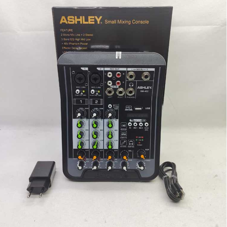 Jual Mixer Ashley speed up4 / FX402i USB bluetooth bisa digunakan sebagai soundcat Shopee