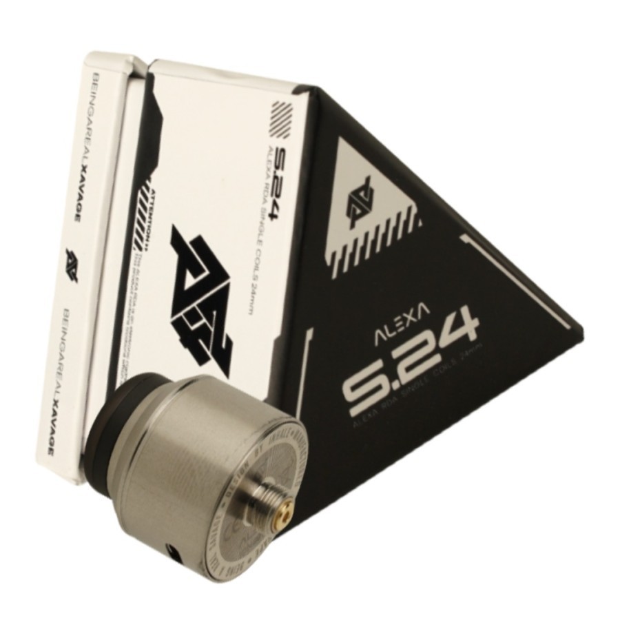 Jual RDA Alexa S24 Stainless Steel 24MM Single Coil Authentic / S 24 ...