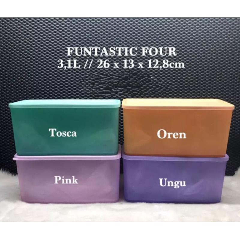 Jual Funtastic Four Tupperware (ecer) | Shopee Indonesia