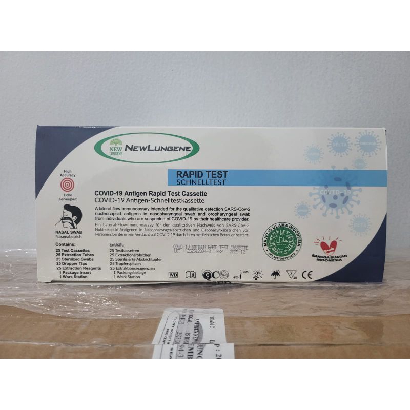 Jual Alat Test Covid New Lungene Isi Pcs Swab Antigen Nasal Exp Original Shopee Indonesia