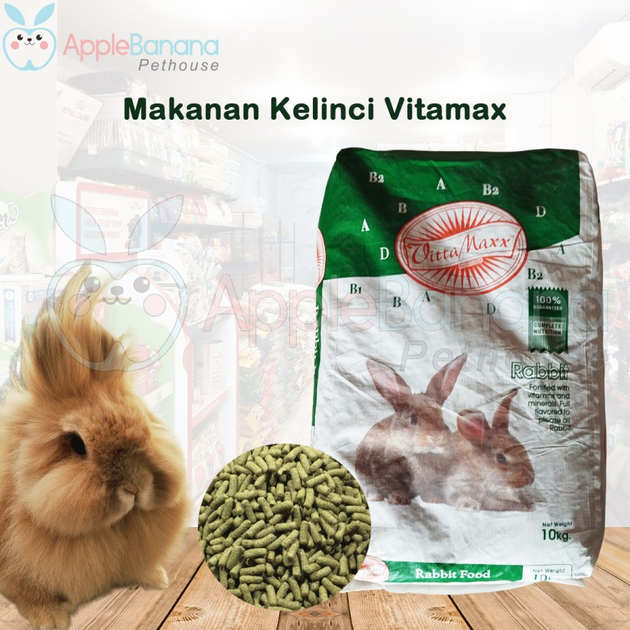 Jual makanan Kelinci Pelet VittaMaxx Rabbit Food/Vitamax/Vitta Maxx 10 ...