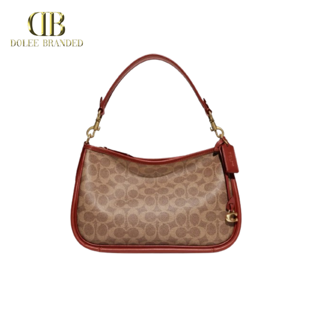 Jual Coach Cary Crossbody In Signature Canvas Tan Rust (CC 437