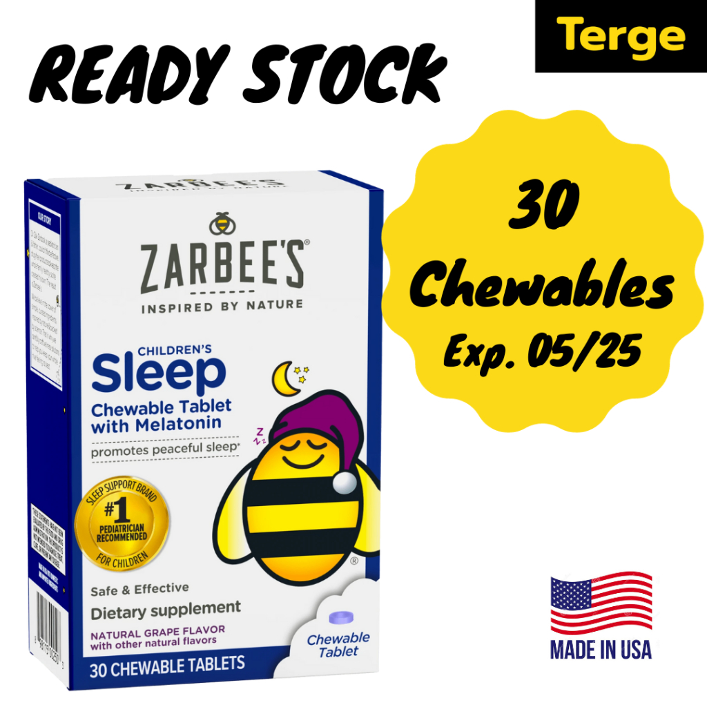 Jual Zarbee Zarbee's Children Sleep Melatonin Chewable Liquid Gummies