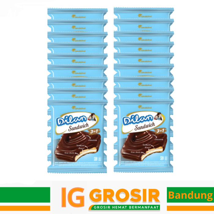 Jual Dilan Sandwich Renceng (1 pack / 20 Pcs) | Shopee Indonesia
