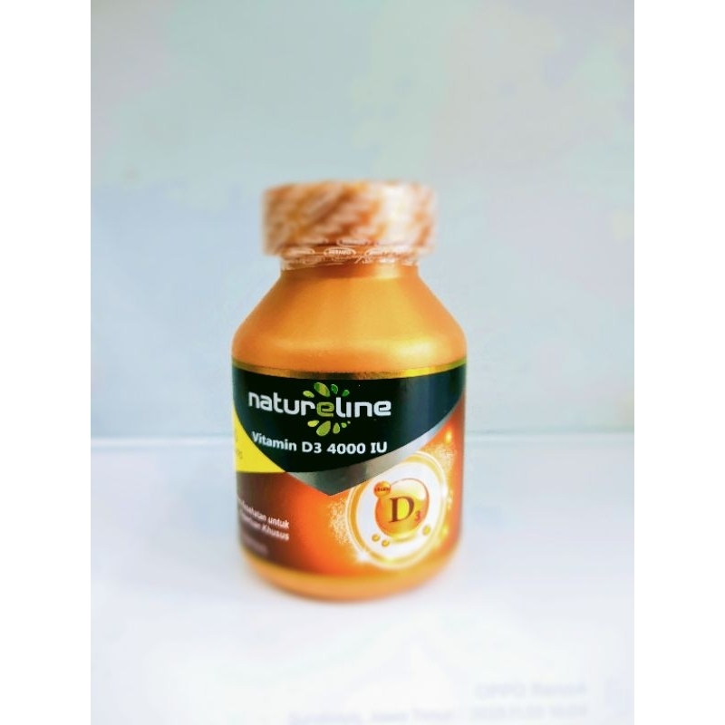 Jual D3 4000 IU NATURELINE | Shopee Indonesia