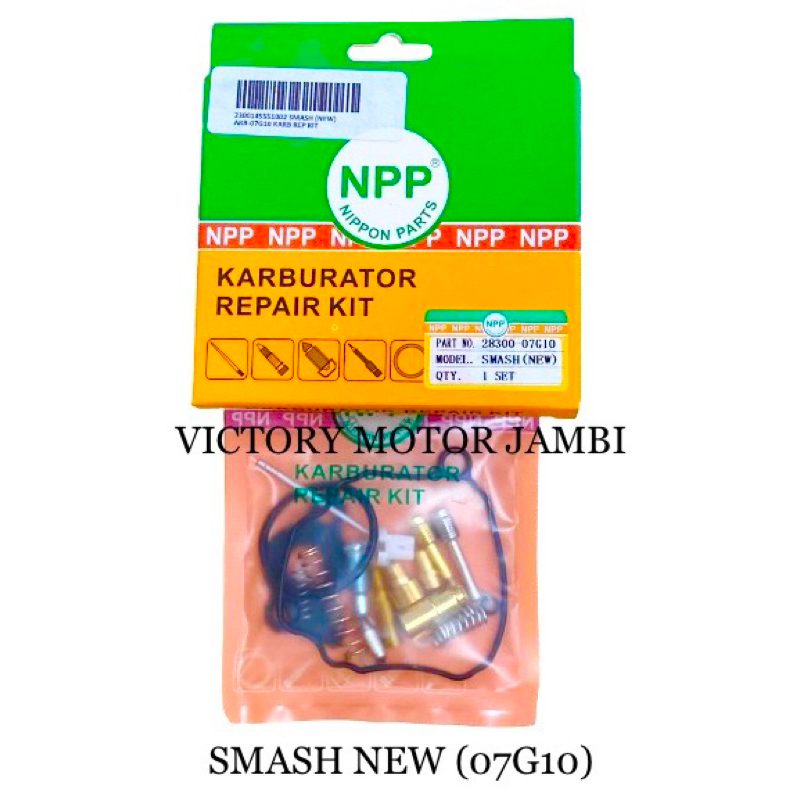 Jual ISI REPAIR KIT KARBURATOR SMASH NEW 07G10 NPP Shopee Indonesia
