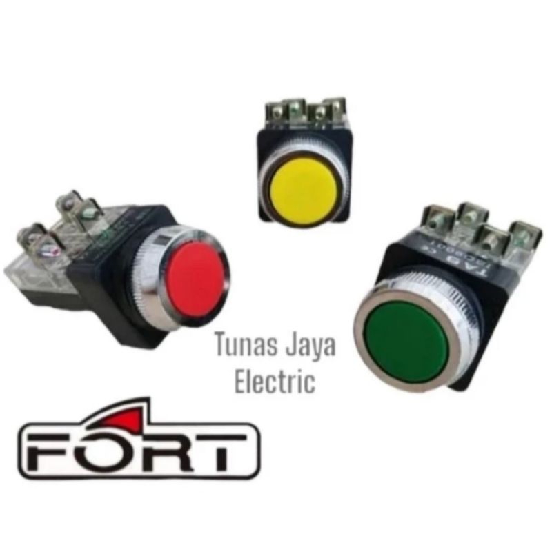 Jual Push Button 30mm PB3011 FORT | Shopee Indonesia