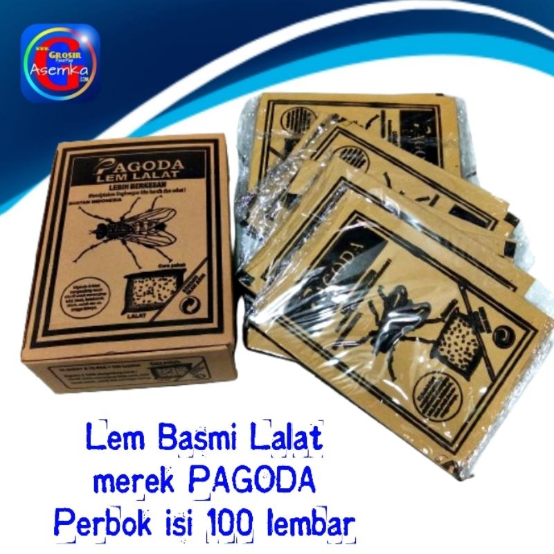 Jual Lem Lalat Pembasmi Hama Merek Pagoda 100lembar Shopee Indonesia