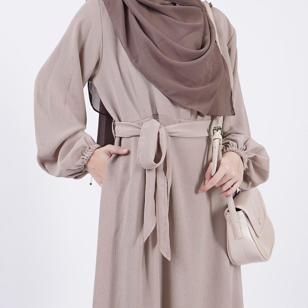 Jual Safeeya Abaya Simple wanita muslim Flowly by Zafarnaz | Shopee ...