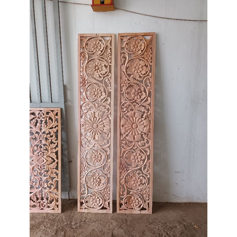 Jual ornamen ukir loster roster ukiran kayu kusen pintu lisplang ...