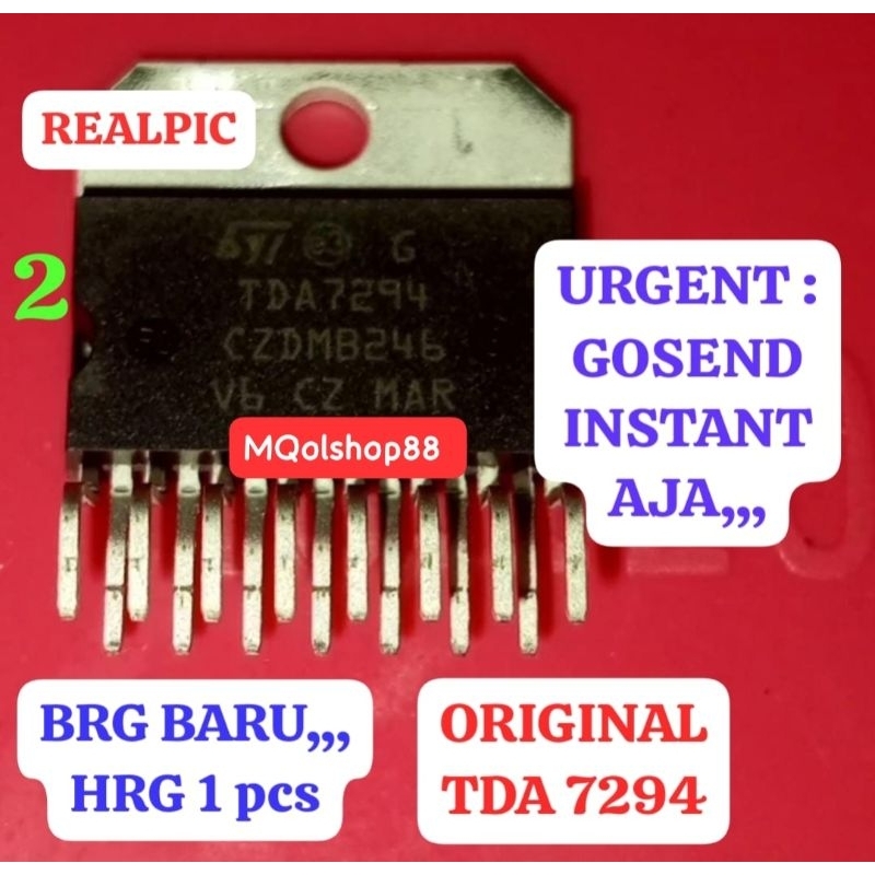 Jual TDA7294 ORIGINAL TDA 7294 POWER AMPLIFIER IC TRANSISTOR TR MESIN