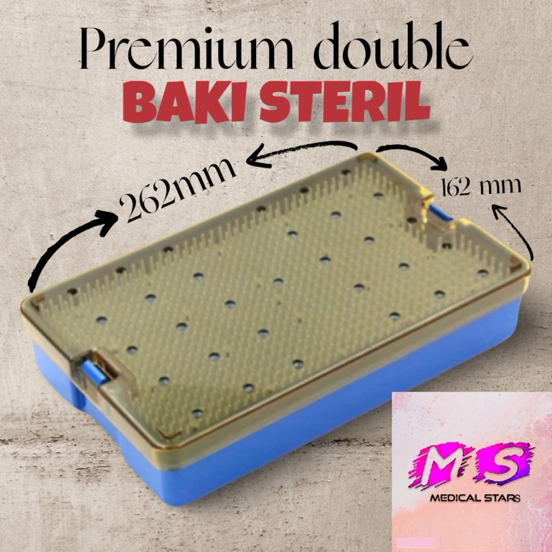 Jual Silicone double tray| surgery instrument| baki steril| baki steril ...