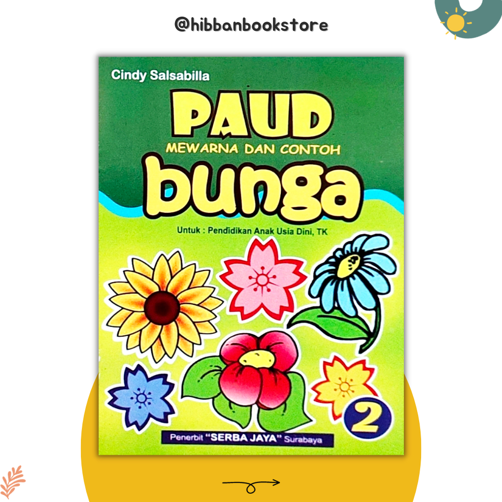 Jual Buku Mewarnai Anak/Buku Paud Dan Mewarna Contoh Bunga Jilid 2 ...