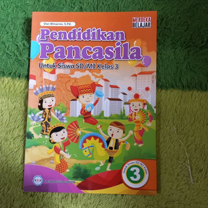 Jual ORIGINAL BUKU PENDIDIKAN PANCASILA KELAS 3 SD/MI KURIKULUM MERDEKA ...