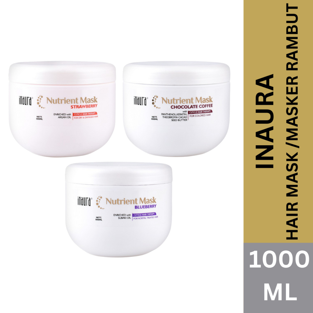 Jual Inaura Nutrient Hair Mask / Masker Rambut 1000ml | Shopee Indonesia