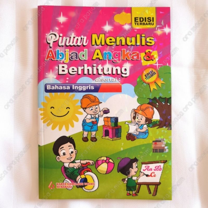 Jual Buku Anak Pintar Menulis Abjad Angka & Berhitung | Shopee Indonesia