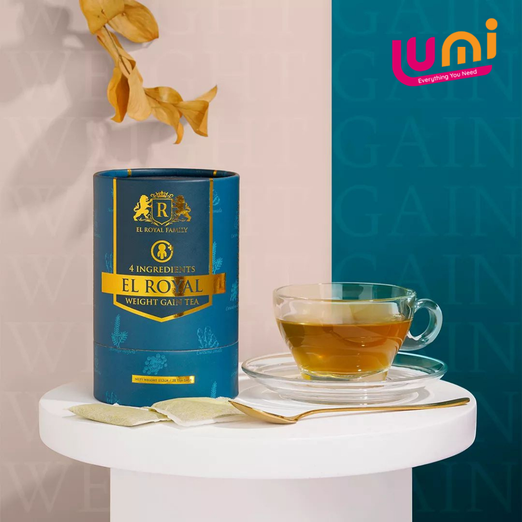 Jual El Royal Weight Gain Tea Teh Penggemuk Shopee Indonesia